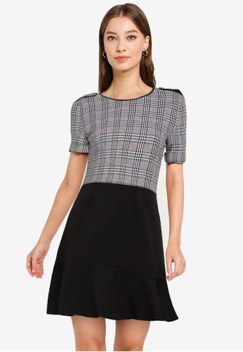 checkered work dress