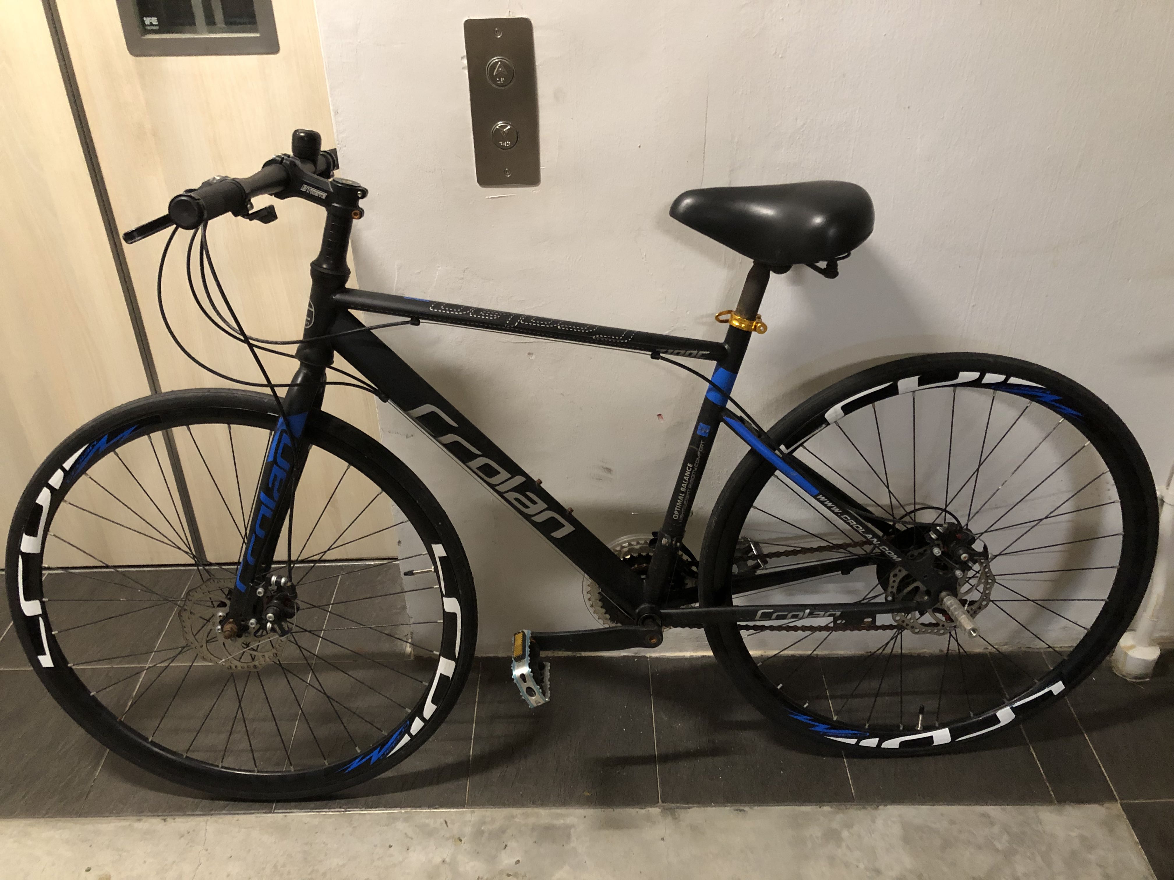 Crolan online hybrid bike