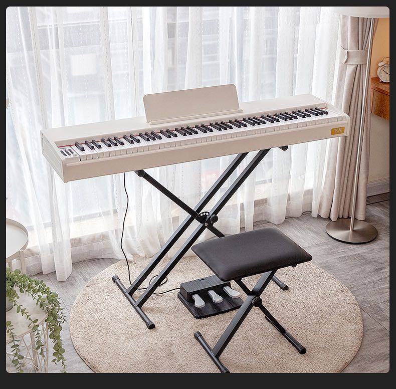 Digital Piano weighted keys 88 keys Bluetooth connection, smart digital