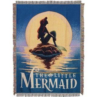 Disney Princess Little Mermaid Ariel Poster Woven Sofa Blanket