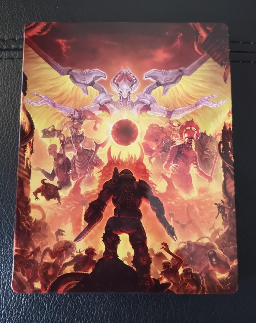 Doom Eternal Steelbook (Custom), Video Gaming, Video Games, PlayStation ...