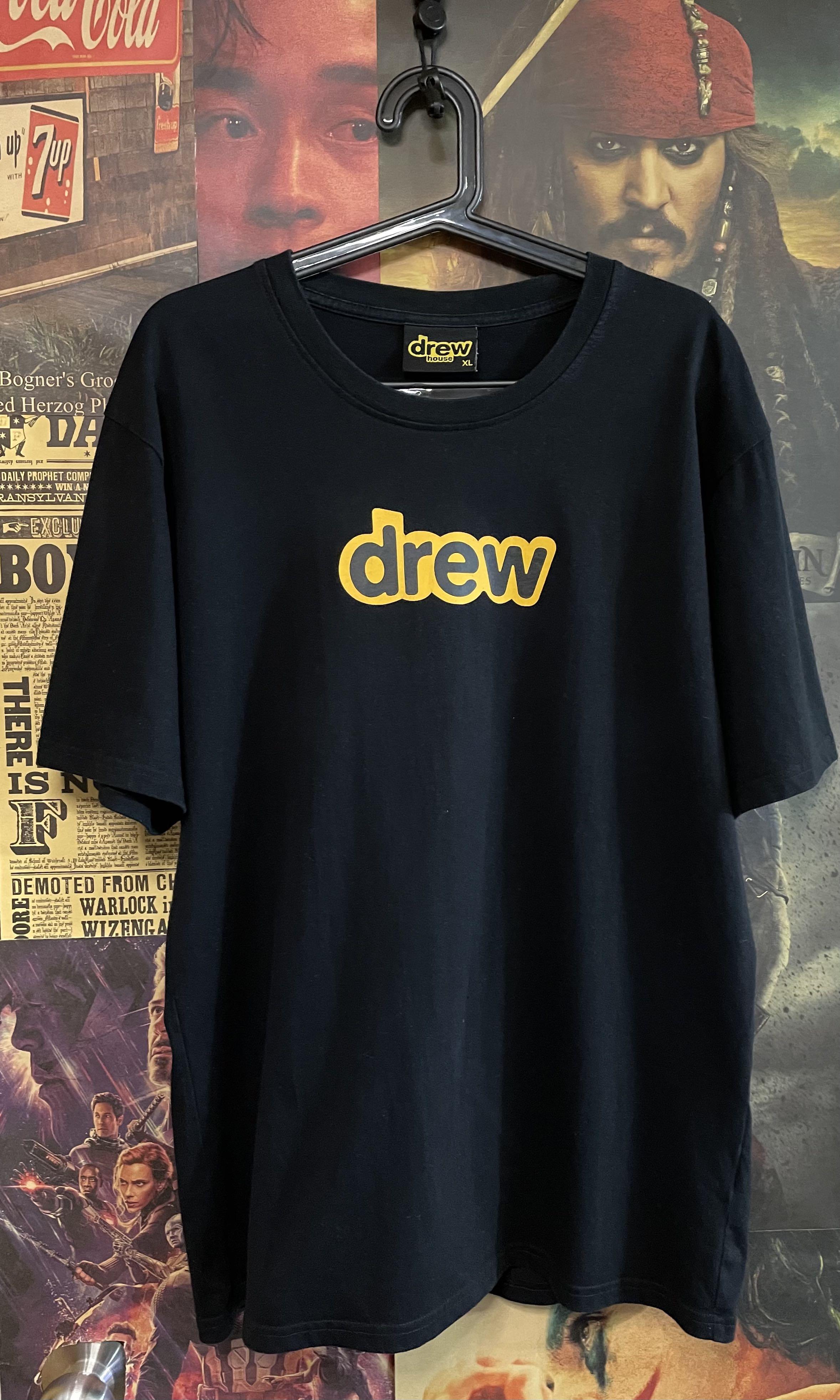 Drew House Secret SS Tee (black) Xl, 男裝, 外套及戶外衣服- Carousell