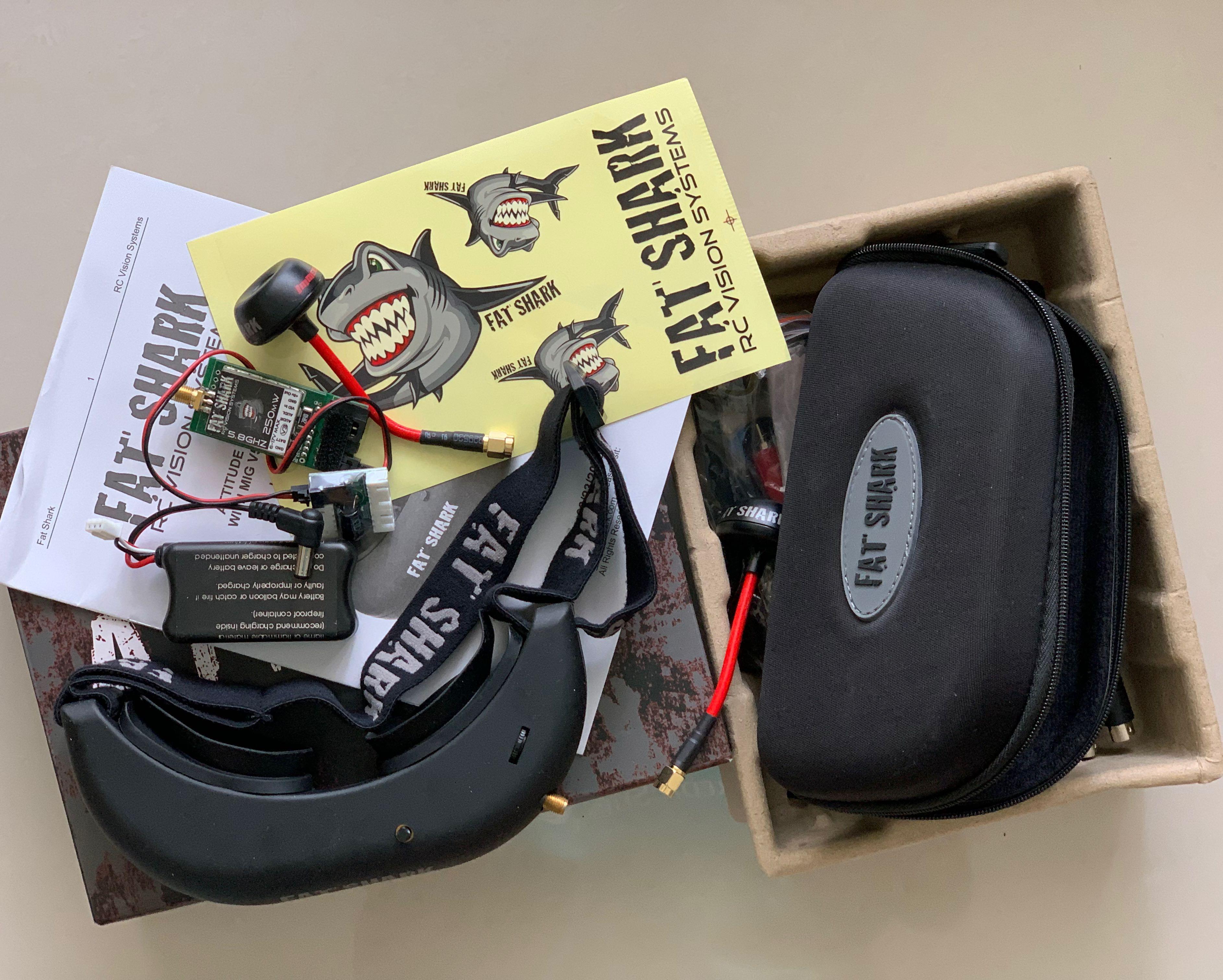 Fat shark Attitude 3D RC vision system Fatshark