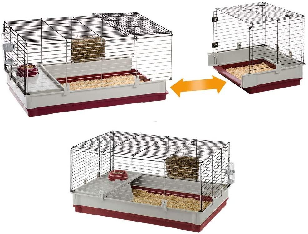 Ferplast USA Krolik ExtraLarge Rabbit Cage w/Wire Extenstion Rabbit