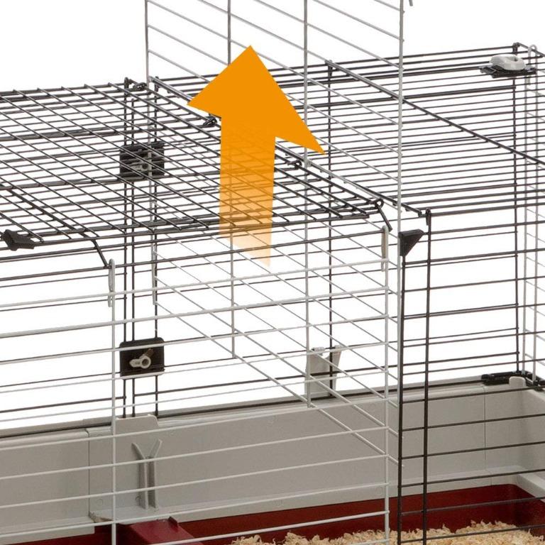 Ferplast USA Krolik ExtraLarge Rabbit Cage w/Wire Extenstion Rabbit