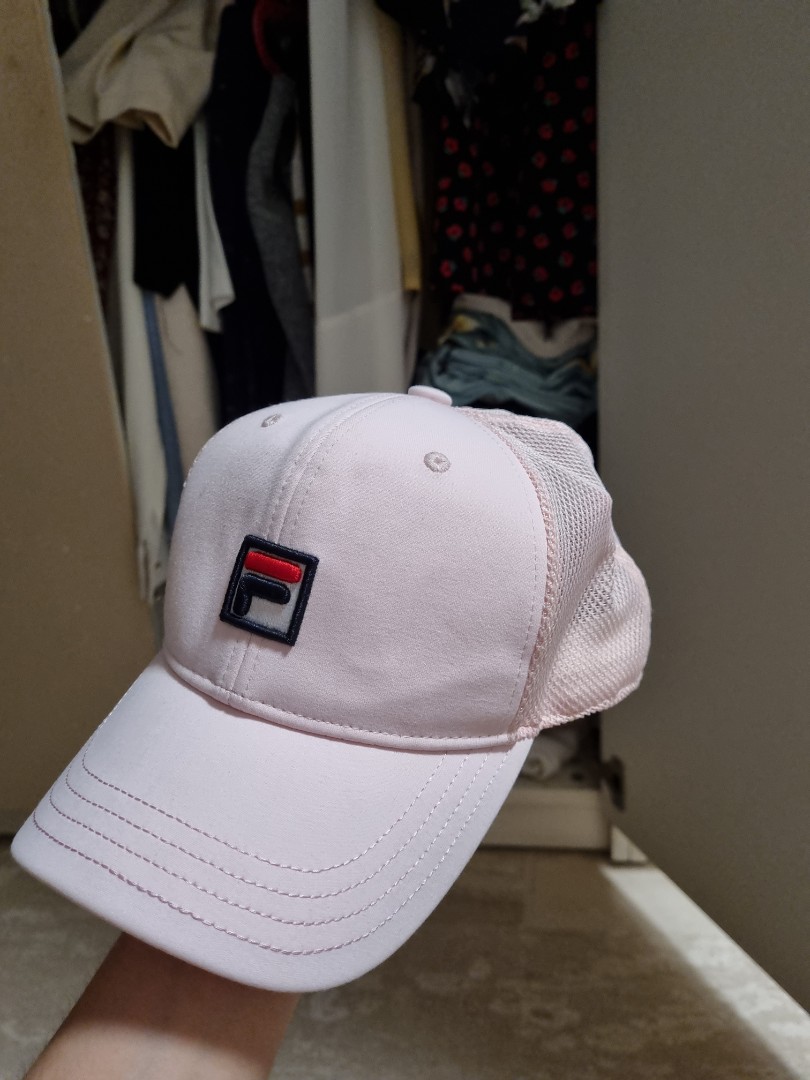 Fila Heritage Pink Cap Women s Fashion Watches Accessories Hats Beanies on Carousell