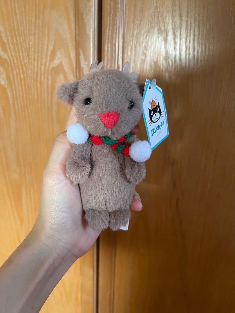 Jellycat top fluffy reindeer