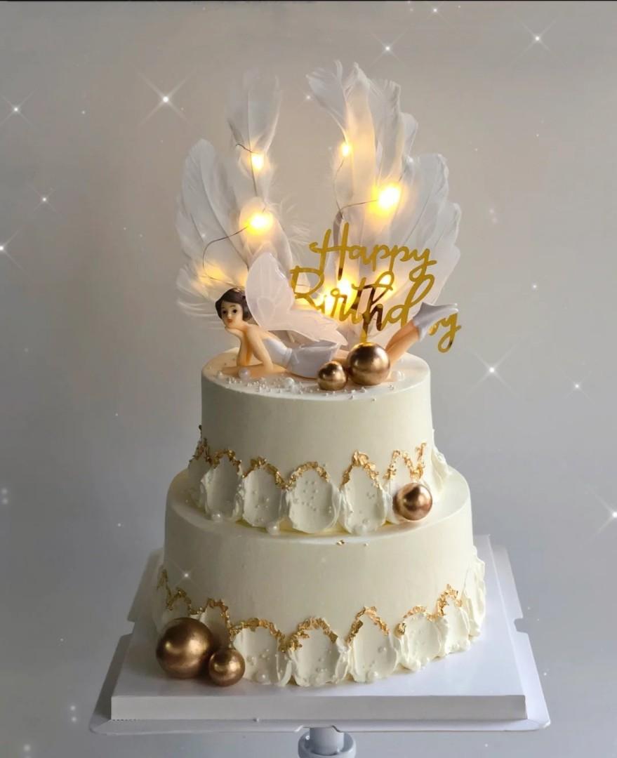 Fresh cream birthday cake, Food & Drinks, Homemade Bakes on Carousell