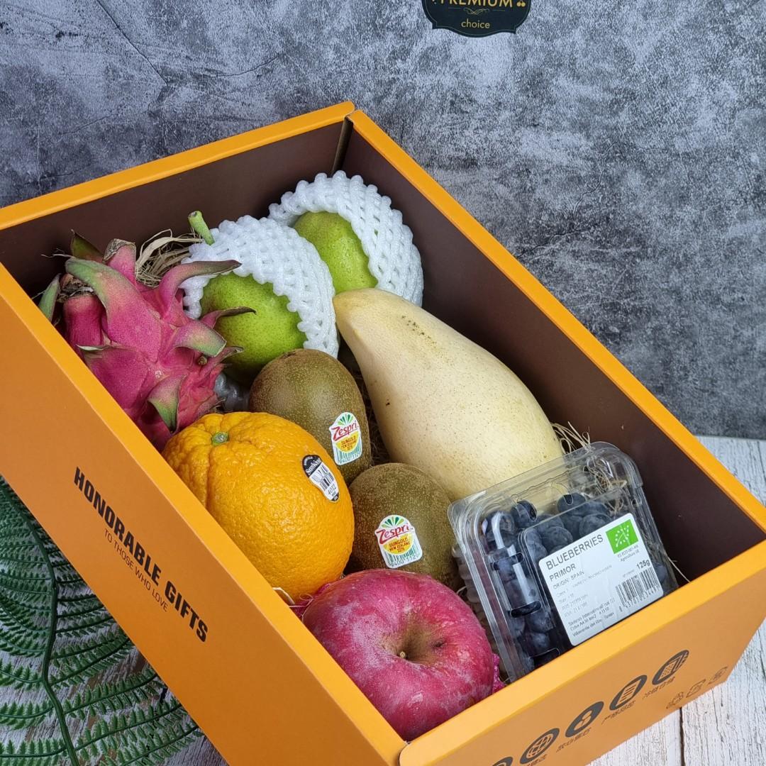 Fruits Gift Box fruits basket fruits hamper fruit box, Food & Drinks