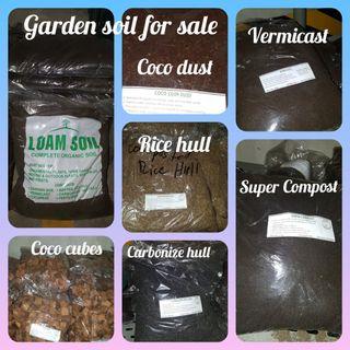 Garden soil And fertilizer