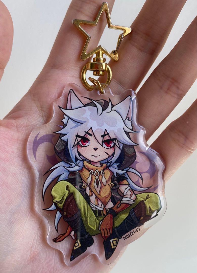 Epoxy outlet acrylic keychain