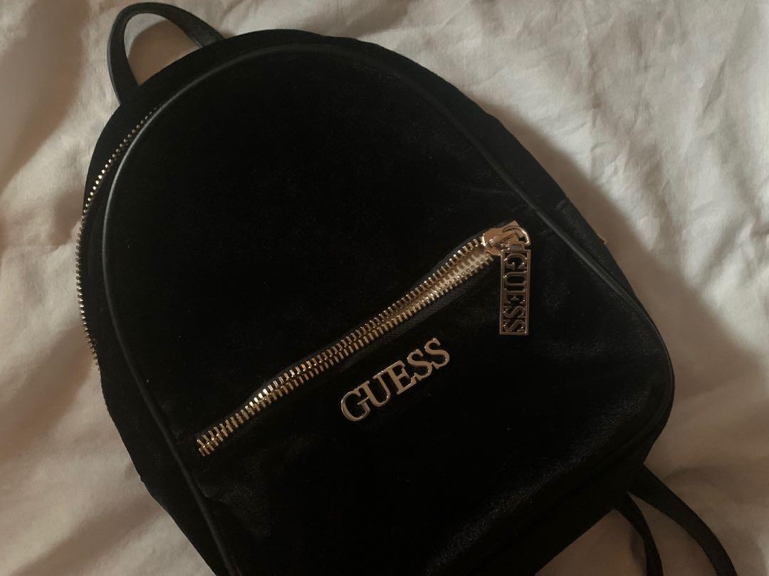 Guess small black backpack online