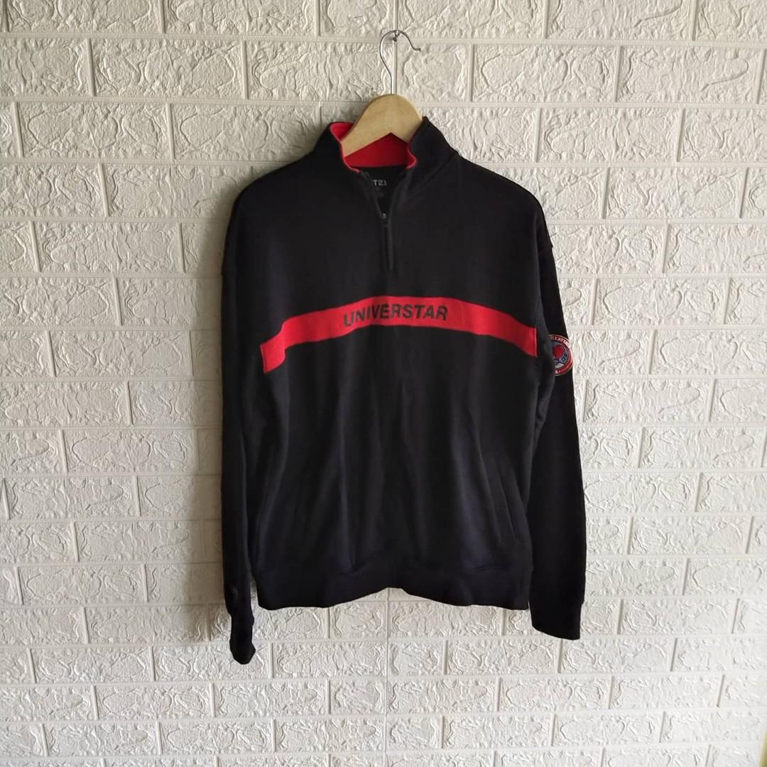 Half Zip BT21 Fesyen Pria Pakaian Baju Luaran di Carousell