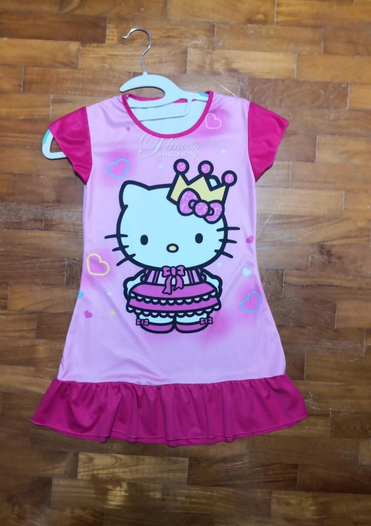 Hello Kitty Dress Babies Kids Babies Kids Fashion On Carousell