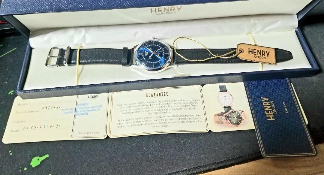 Henry london moonphase instructions store