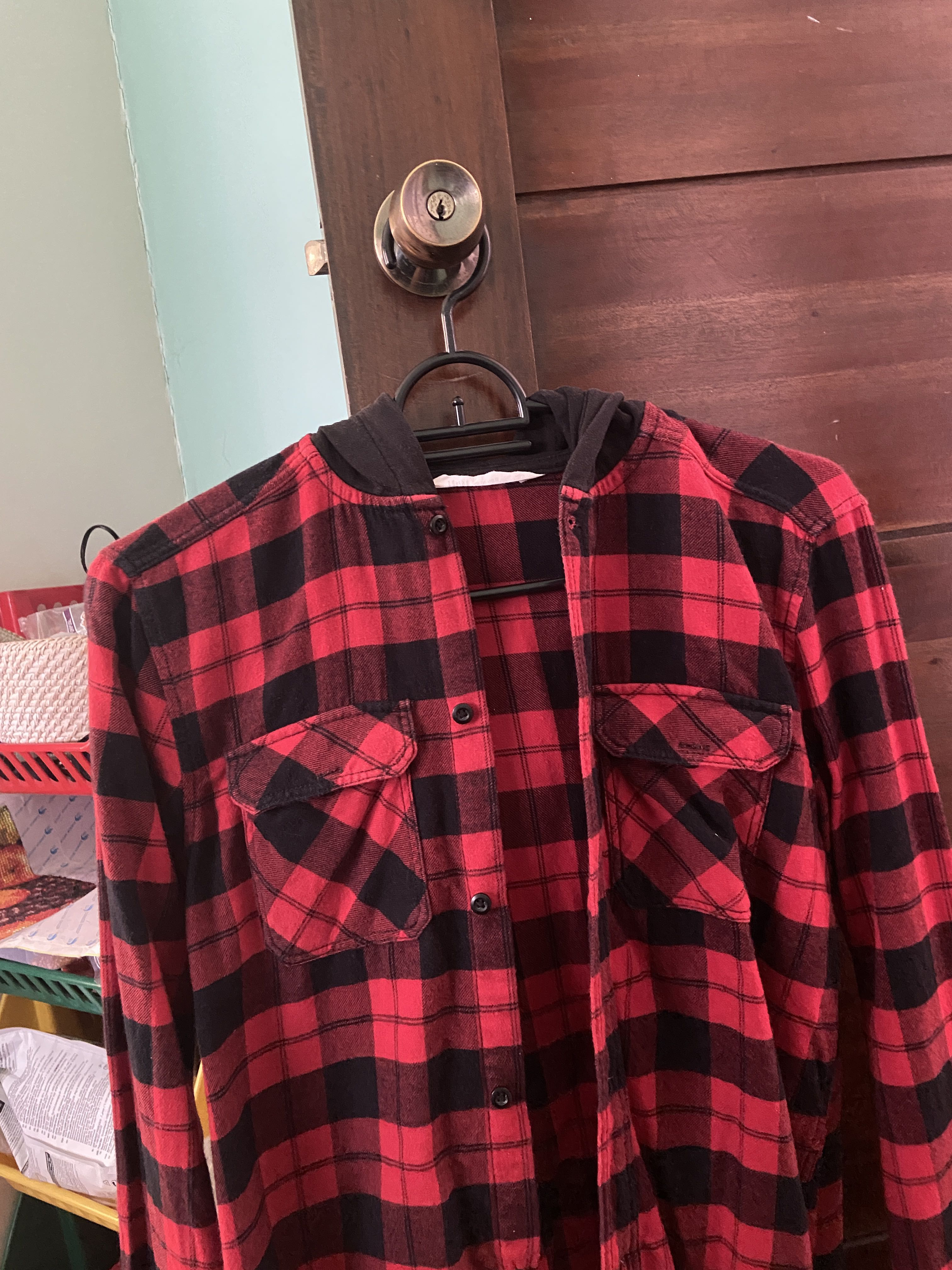 H and m flannel jacket clearance