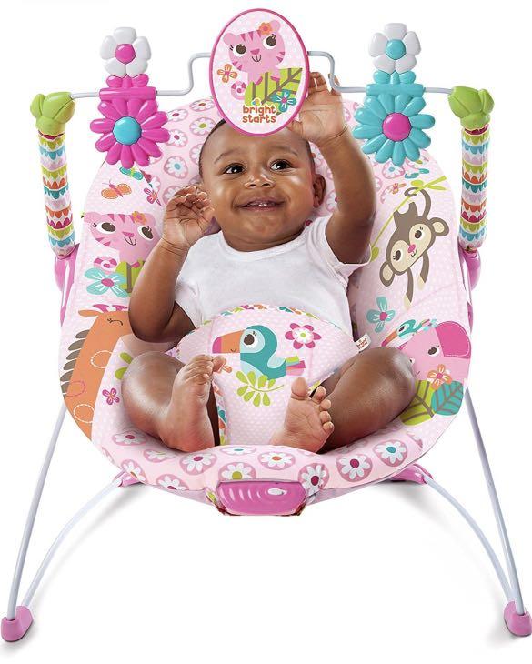 MARKDOWN Bright Starts Jungle Blooms Bouncer Rocker Brand New