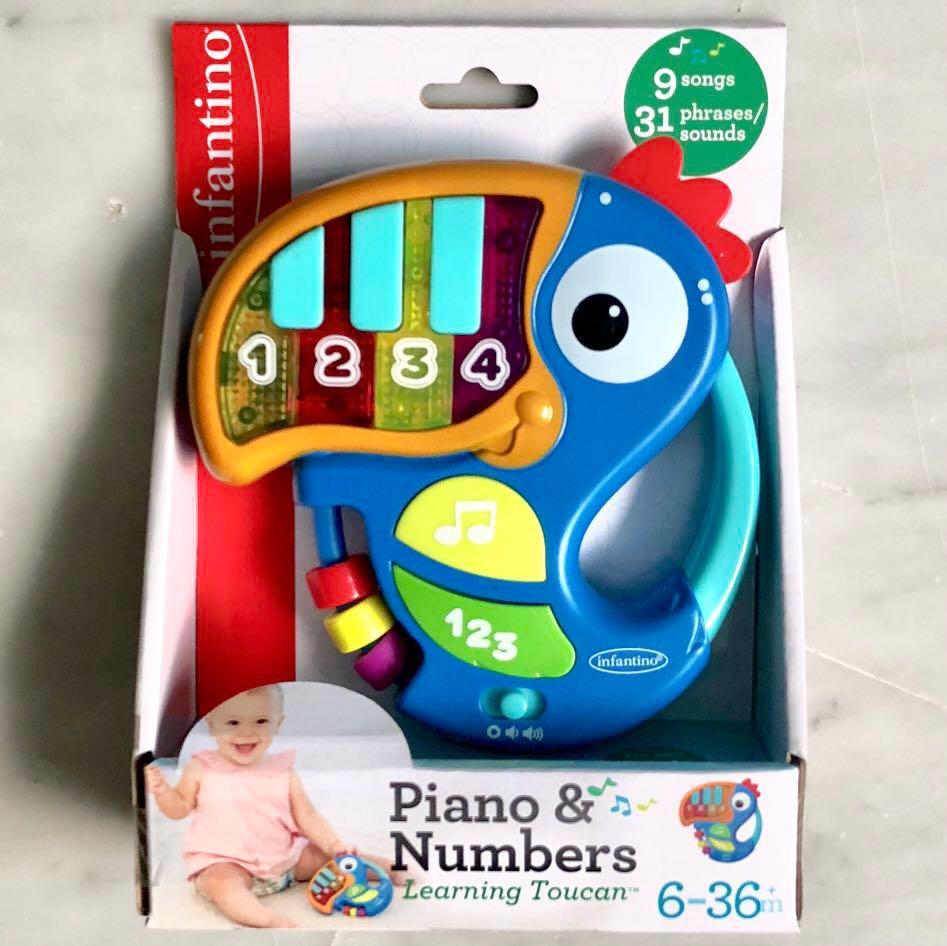 Infantino piano & numbers learning discount toucan