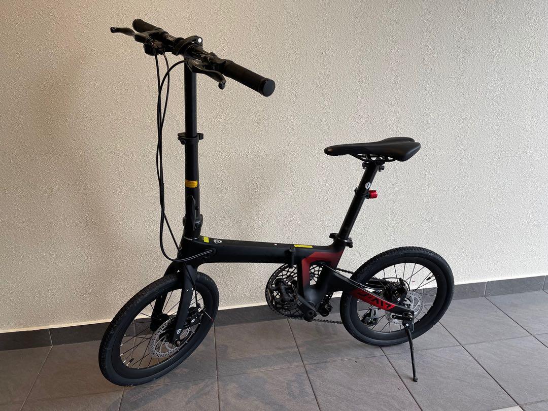 Java Air X3 Carbon Fiber 16” Folding Bike, Sports Equipment, Bicycles