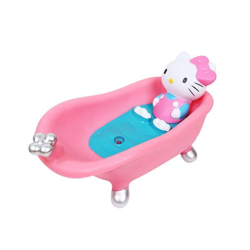 Kawaii Hello Kitty In Tub Soap Dish Babies Kids Bathing Changing Bathtub Bath Accessories On Carousell