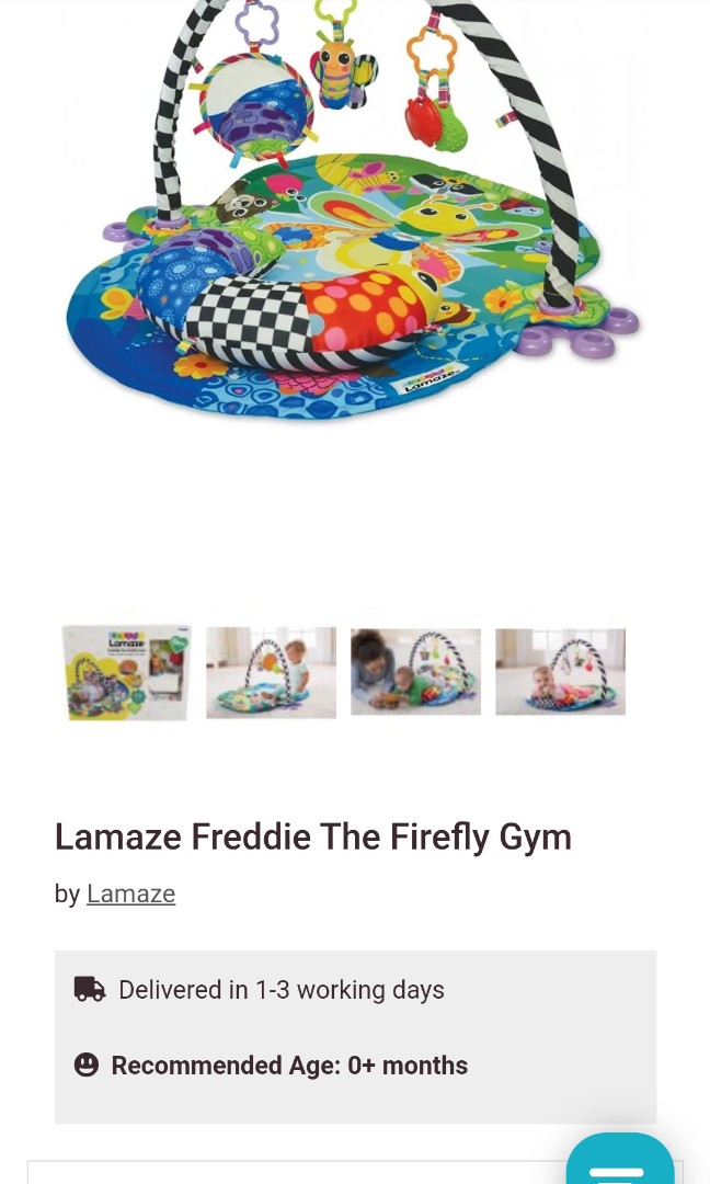 Baby gym Lamaze Freddie the firefly Babies Kids Infant