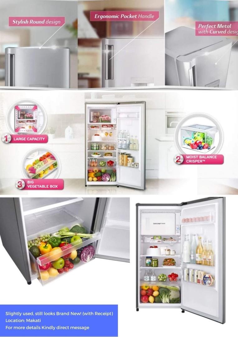 LG Refrigerator, Smart Inverter, Semi Auto Defrost, TV & Home