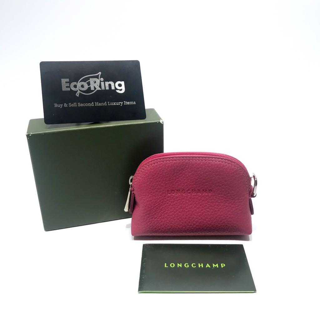 Longchamp coin purse pink top