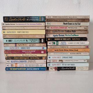 Lot of 29 Agatha Christie books