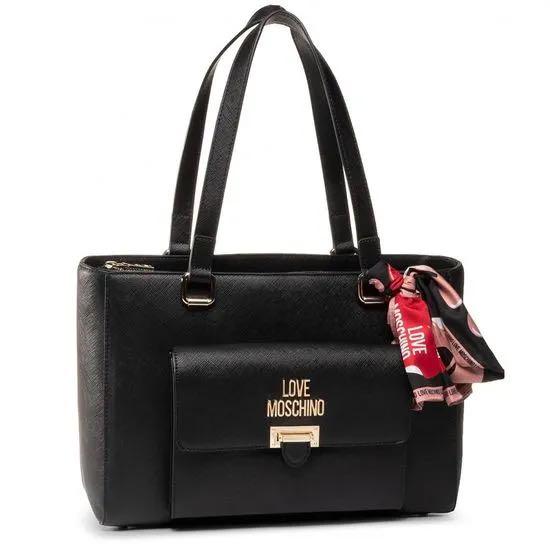 Love moschino classic buckle shoulder bag clearance