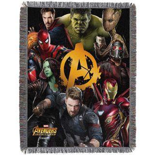 Marvel Avengers Infinity War Poster Woven Sofa Blanket Superhero