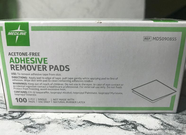 Medline Adhesive Remover Pads, Health & Nutrition, Medical Supplies