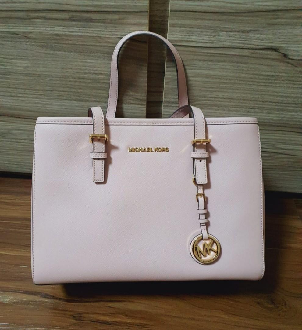 Michael Kors Baby Pink Bag, Luxury, Bags & Wallets on Carousell
