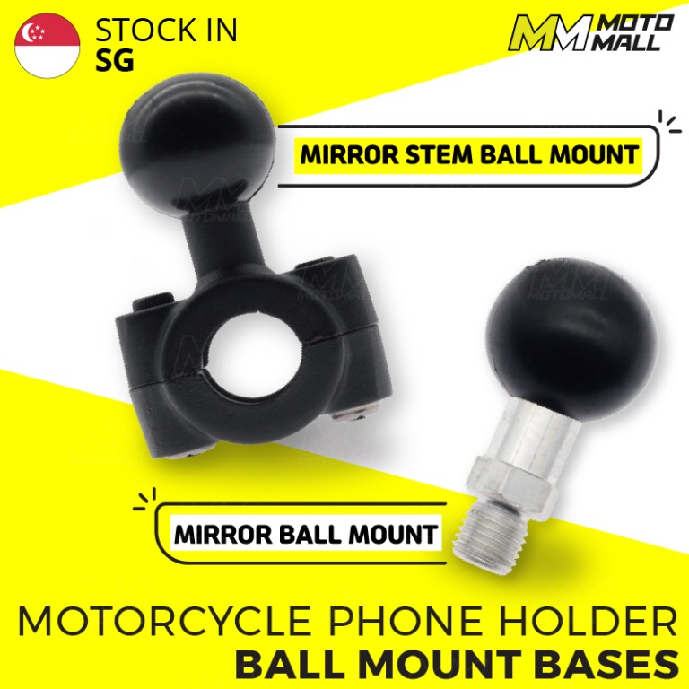 Motorcycle Ball Mount Bases for phone holder / Mirror Ball Mount