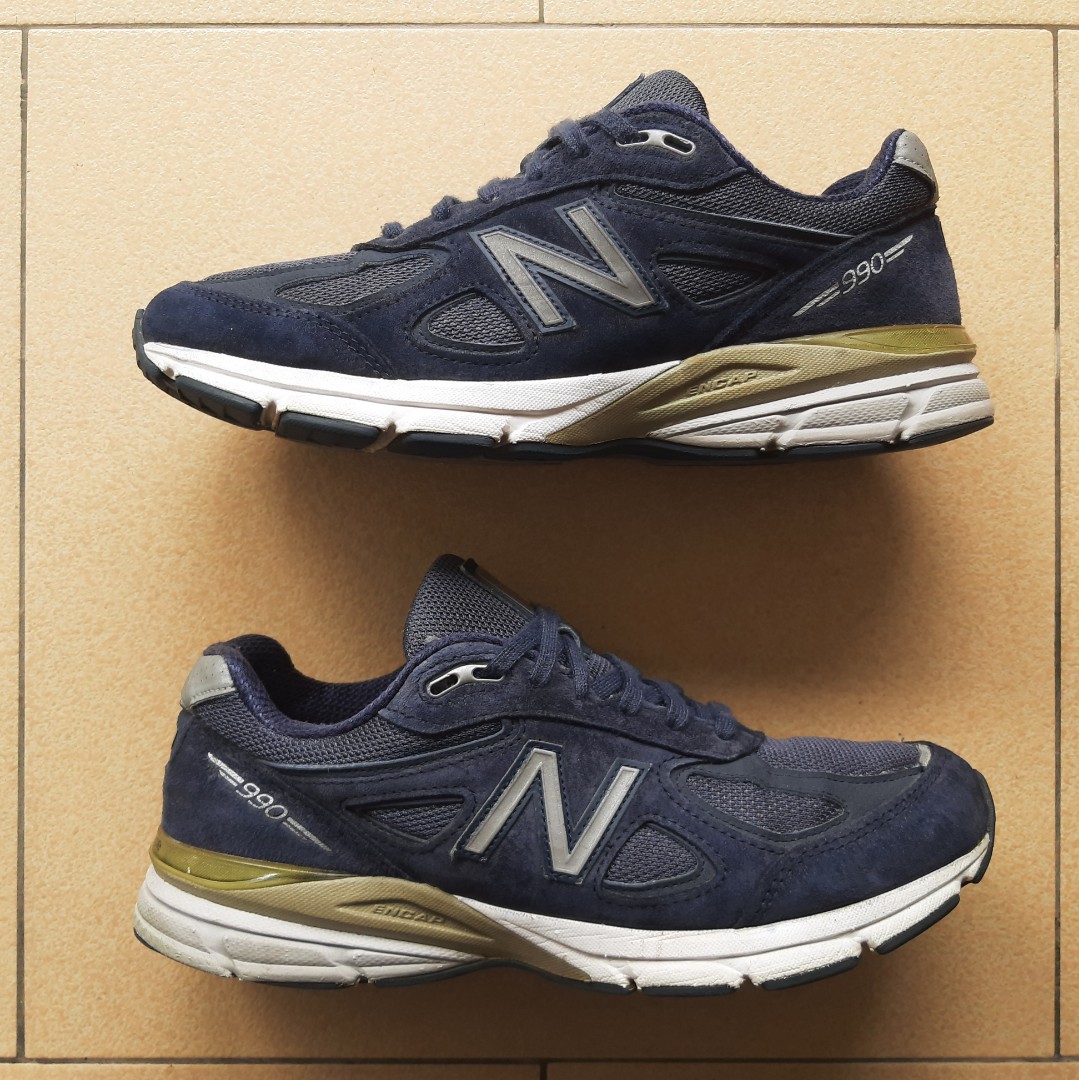 Navy blue new balance 990 Clearance