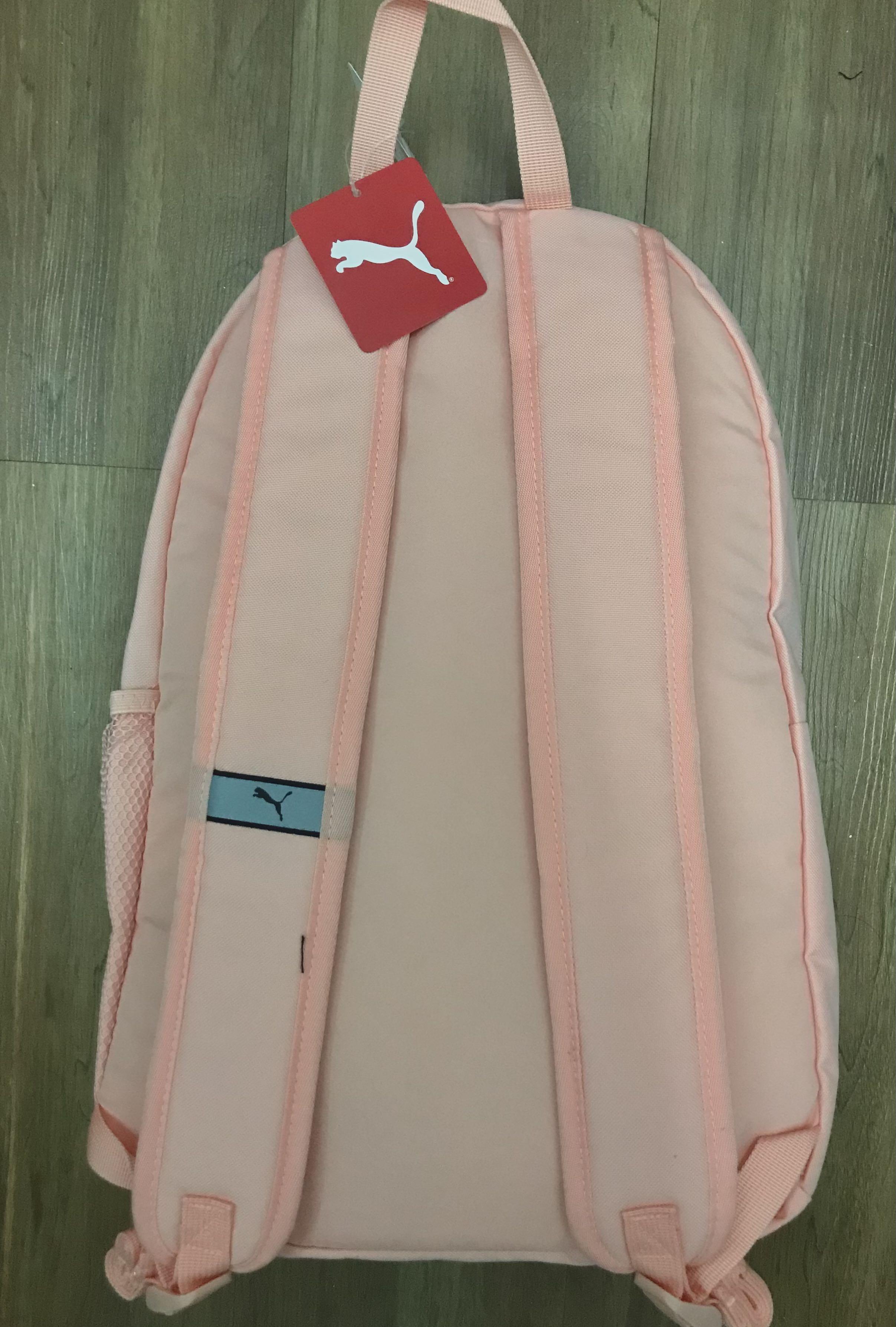 Puma pink backpack hot sale