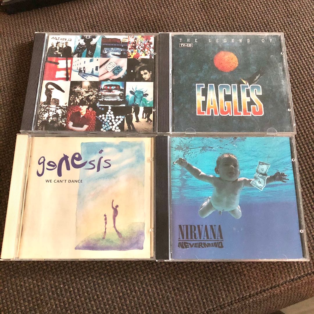 Nirvana Eagles Genesis U2 4 Cds 音樂樂器 配件 Cd S Dvd S Other Media Carousell