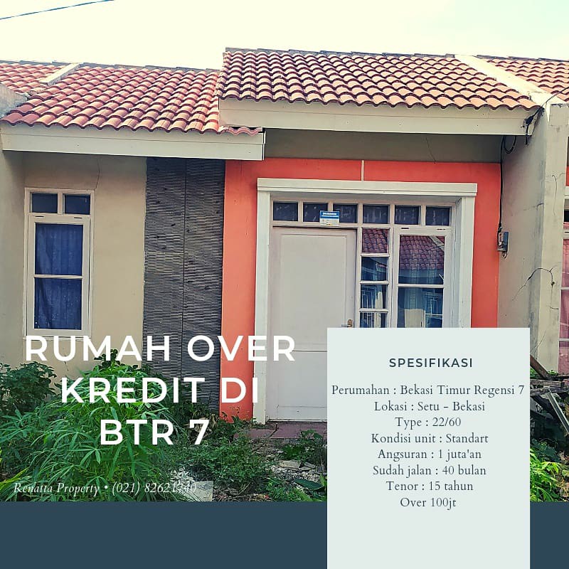 Over Kredit Di Bekasi Timur Regensi 7, Properti, Dijual di ...