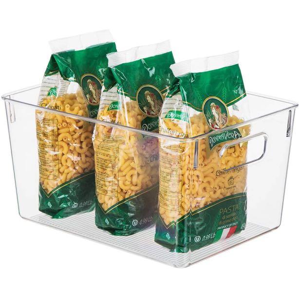 Pantry clear acrylic bins, Furniture & Home Living, Home Improvement