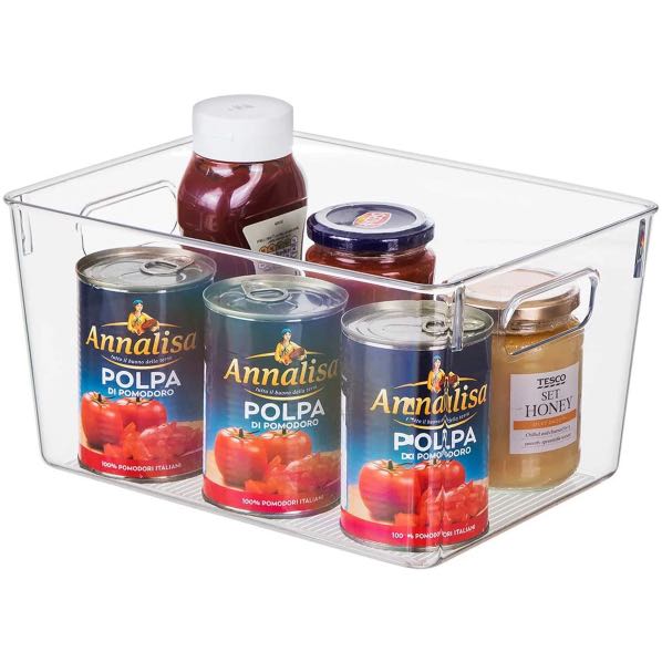 Pantry clear acrylic bins, Furniture & Home Living, Home Improvement