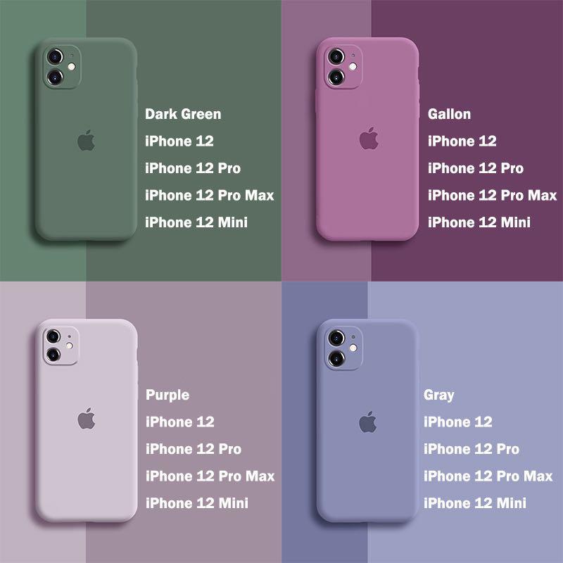 Po Silicone Plain Minimalistic Aesthetic Iphone Cases Cover Iphone 6 6s Plus 7 8 Plus Se Xr Xs Max X 11 Pro Max 12 Pro Max Mobile Phones Gadgets Mobile