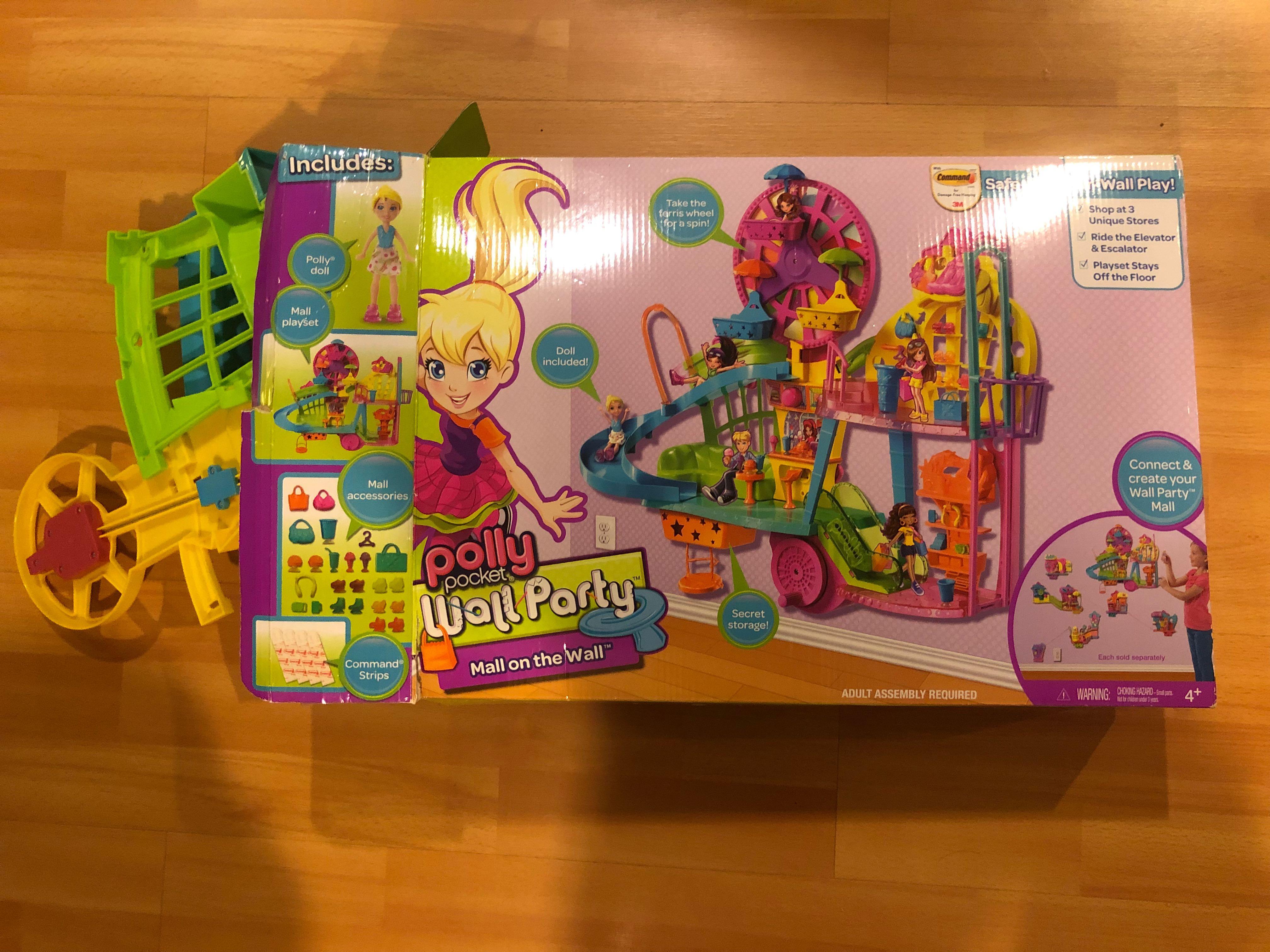 Polly pocket wall shop party mega mall