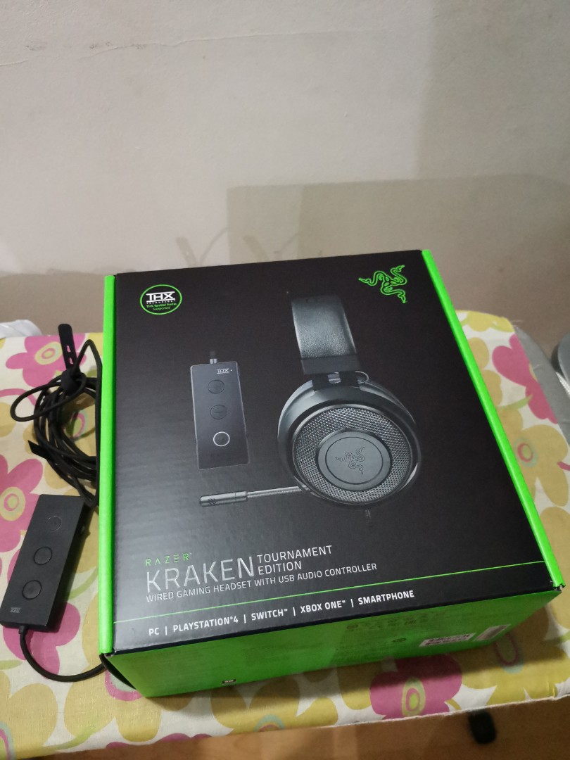 Razer Kraken Tournament Edition Audio Headphones Headsets On Carousell