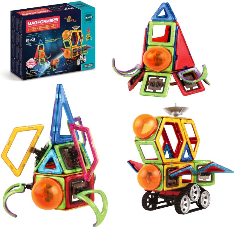 Magformers space episode set 55 piece clearance