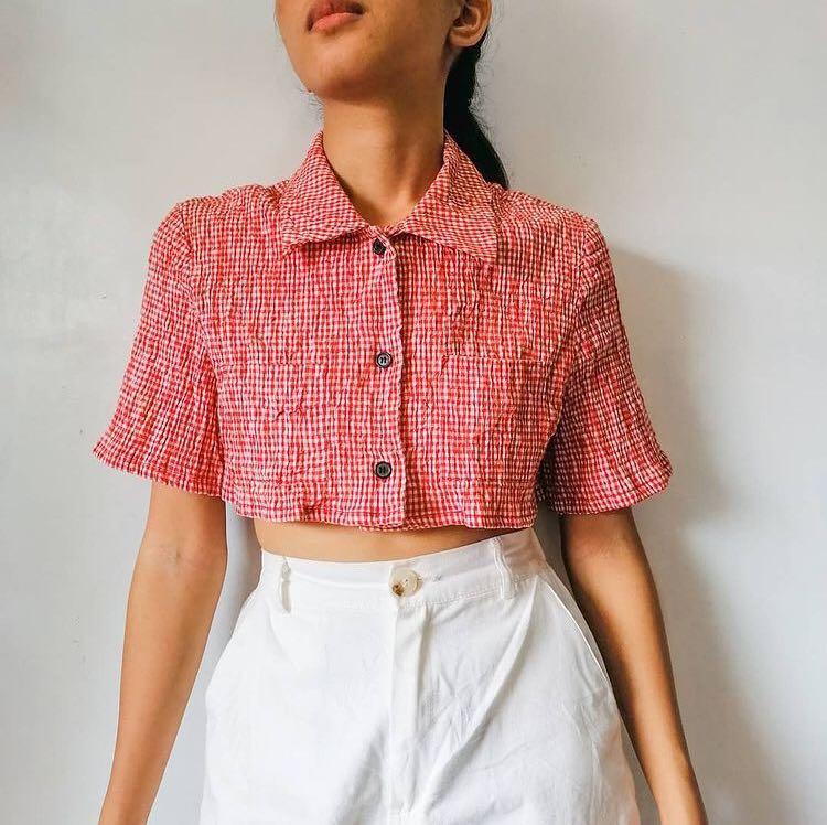 Crop top outlet polo outfit