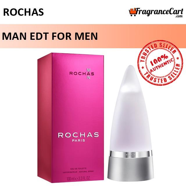 Rochas Man EDT for Men 100ml Eau de Toilette Pink Brand New 100 Authentic Perfume Fragrance Beauty Personal Care Fragrance Deodorants on Carousell