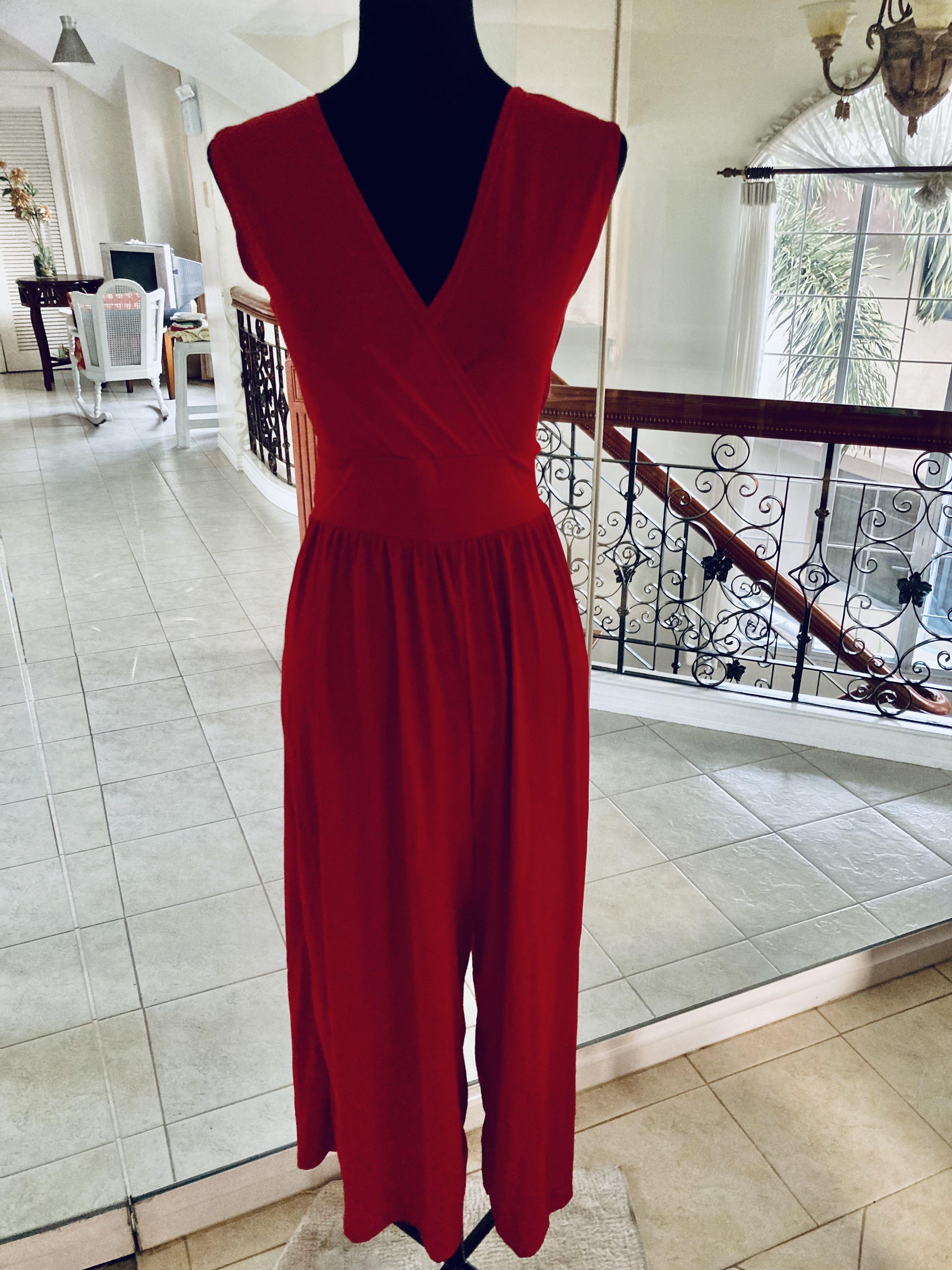 Barn Scarlet Red Jumpsuit Women s Fashion Dresses Sets