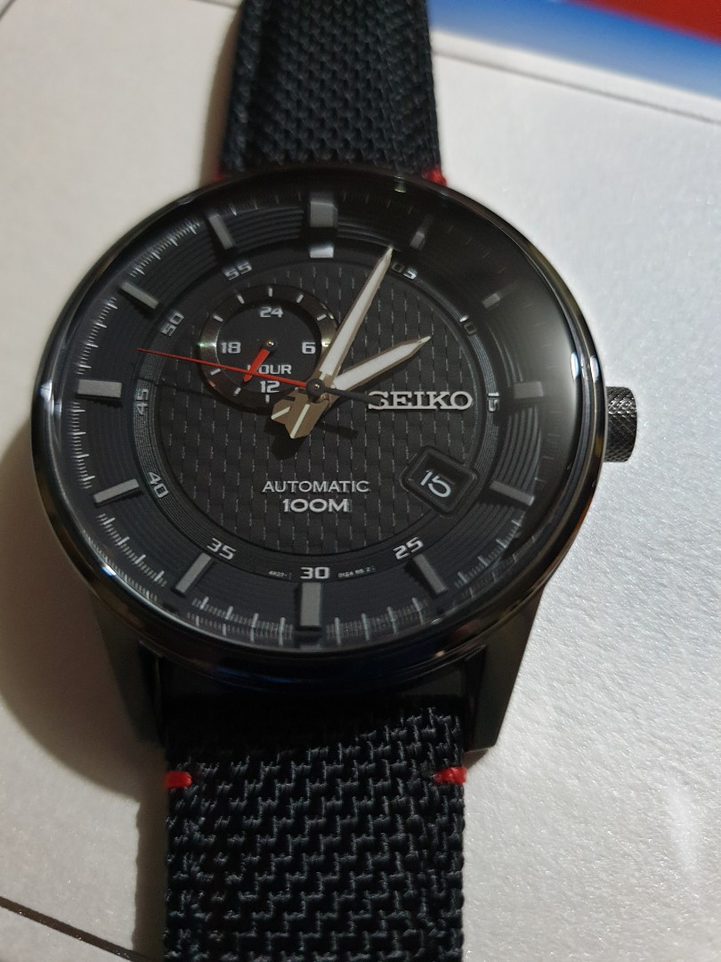 Seiko Carbon SSSA383k1, Men's Fashion, Watches & Accessories, Watches on  Carousell