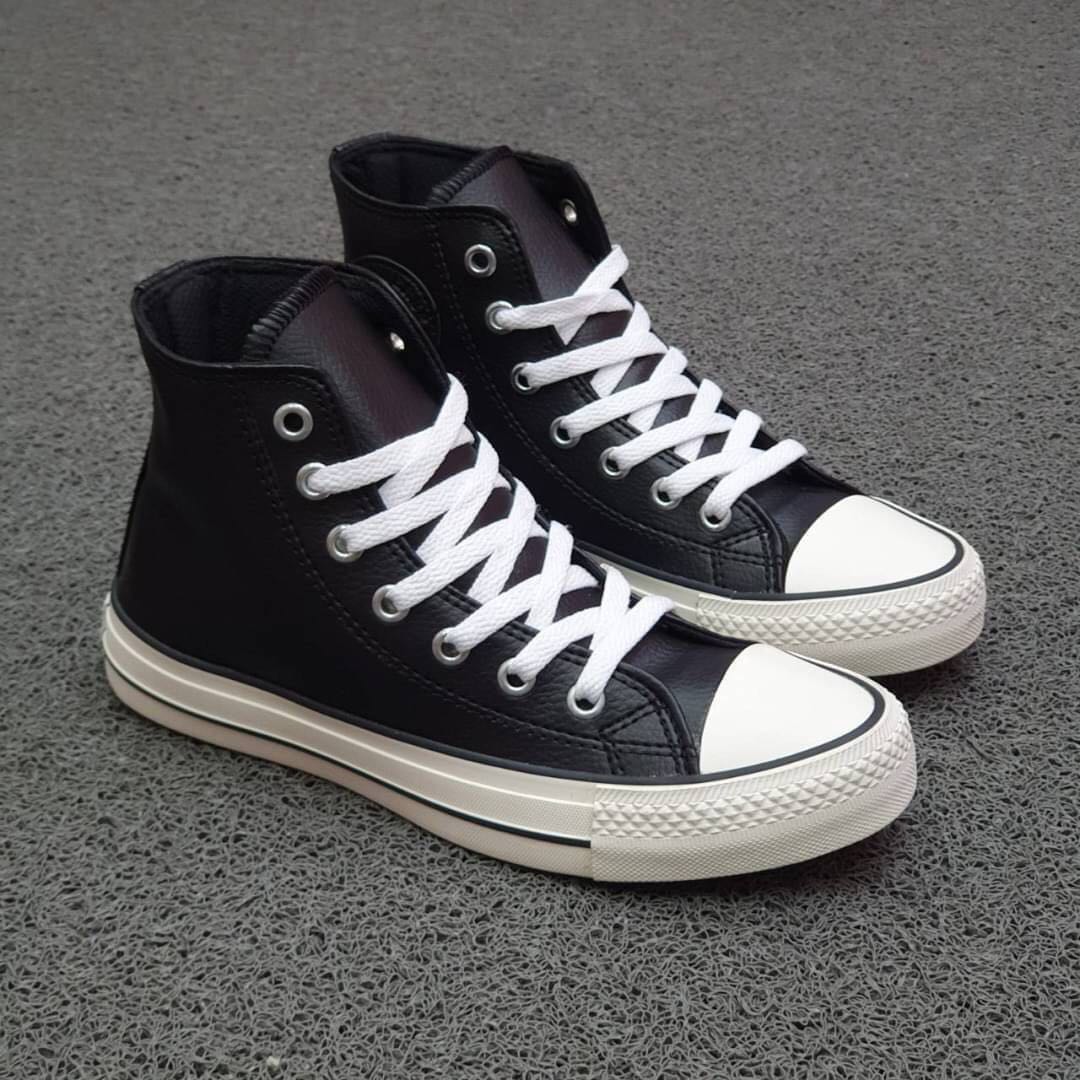 SEPATU converse kulit pfc all star high white lokal Fesyen Pria Sepatu Lainnya di Carousell