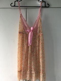 Sheer Lace Cami Night Dress