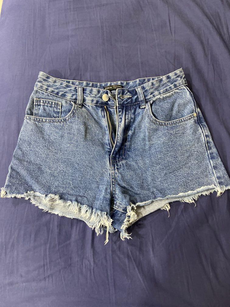 Shein highwaisted denim shorts (US Size 